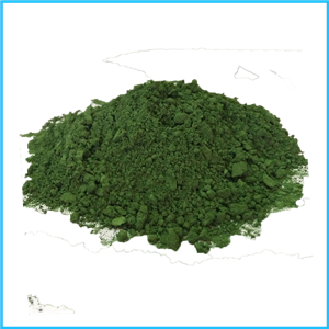 Verde de óxido de cromo utilizado para productos refractarios