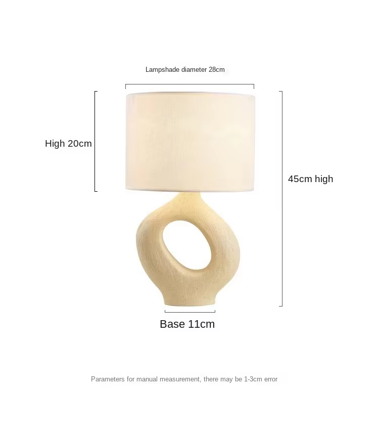 Modern Simple Vintage Table Lamp Home Decorative E27 Living Room Bedroom Bedside Desk Lamp