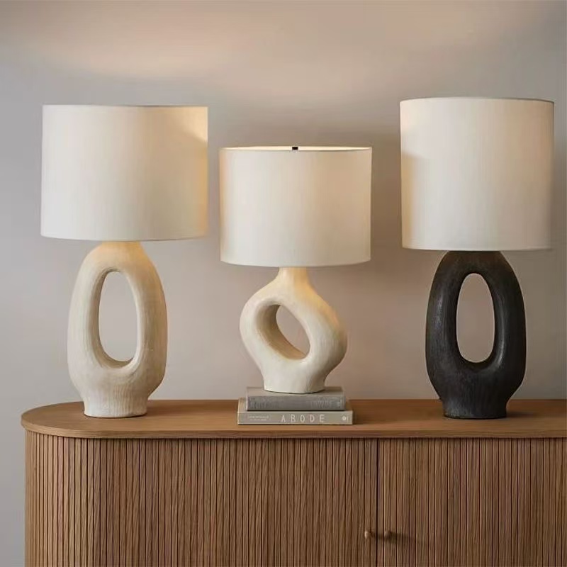 Modern Simple Vintage Table Lamp Home Decorative E27 Living Room Bedroom Bedside Desk Lamp