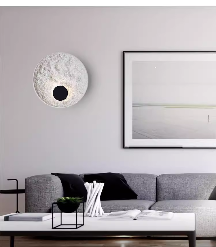 Nordic Modern Loft Art Circle Wall Lamps Living Room Bedroom Bedside Hall Indoor Lighting Home Decor Hallway up Down Hotel LED Light Fixtures Sconces