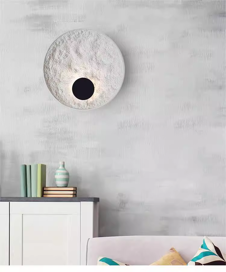 Nordic Modern Loft Art Circle Wall Lamps Living Room Bedroom Bedside Hall Indoor Lighting Home Decor Hallway up Down Hotel LED Light Fixtures Sconces