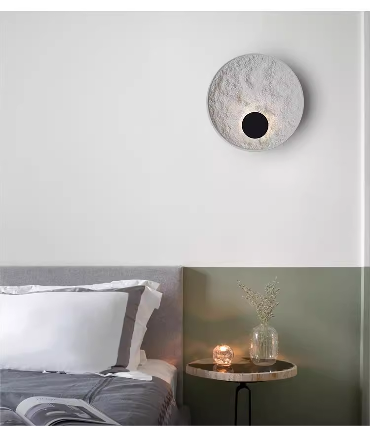 Nordic Modern Loft Art Circle Wall Lamps Living Room Bedroom Bedside Hall Indoor Lighting Home Decor Hallway up Down Hotel LED Light Fixtures Sconces