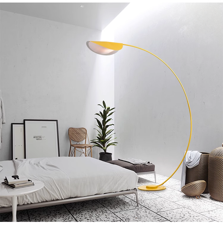 Nordic Modern Unique Minimalist Decorative Iron Metal LED Floor Lamp Floor Standing Lamp for Hotel Villa Living Room