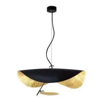 Postmodern Industrial LED Pendant Lights Flying Saucer Hat Art LED Pendant Lamp for Living Room Restaurant Kitchen