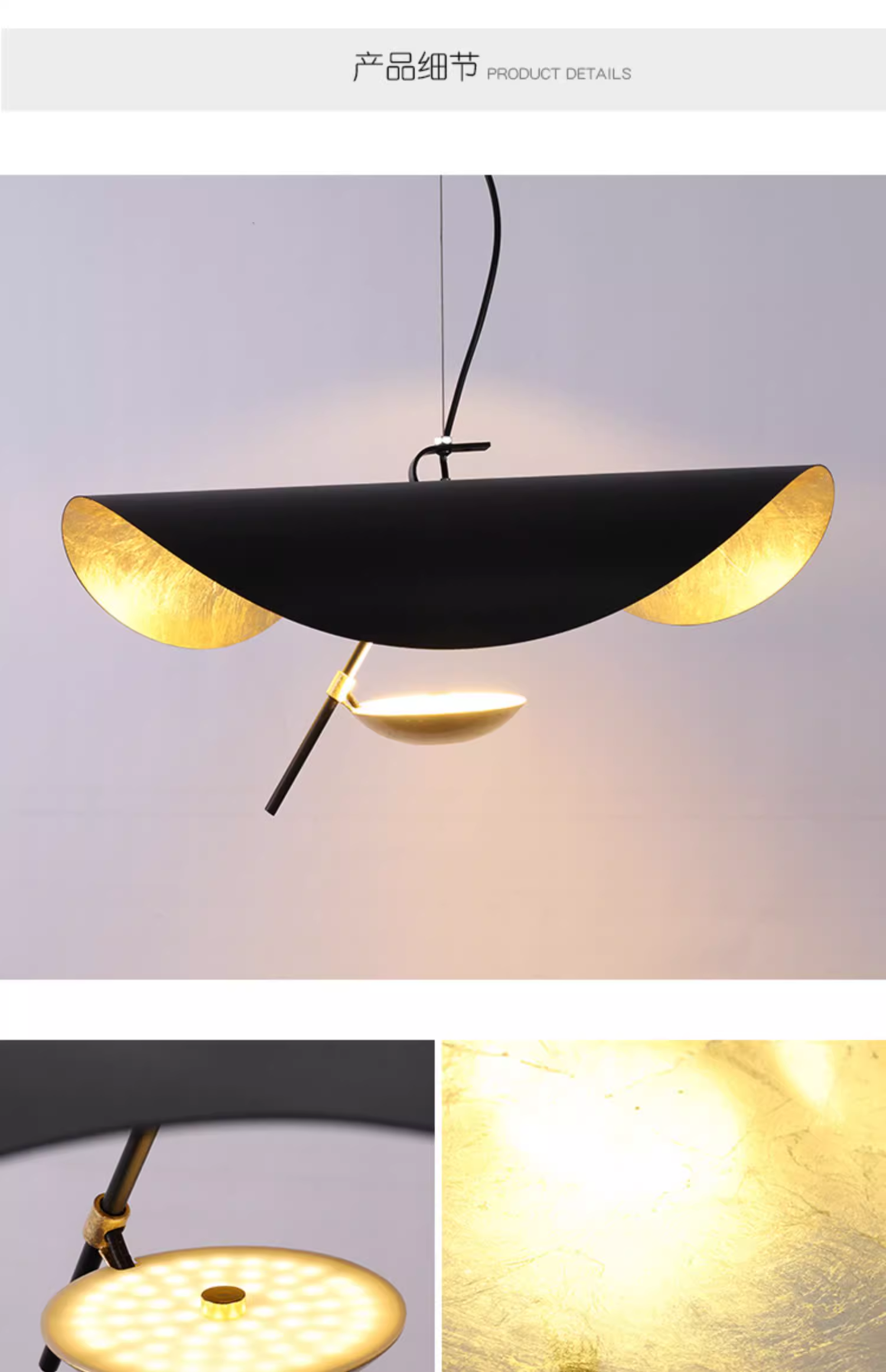 Postmodern Industrial LED Pendant Lights Flying Saucer Hat Art LED Pendant Lamp for Living Room Restaurant Kitchen