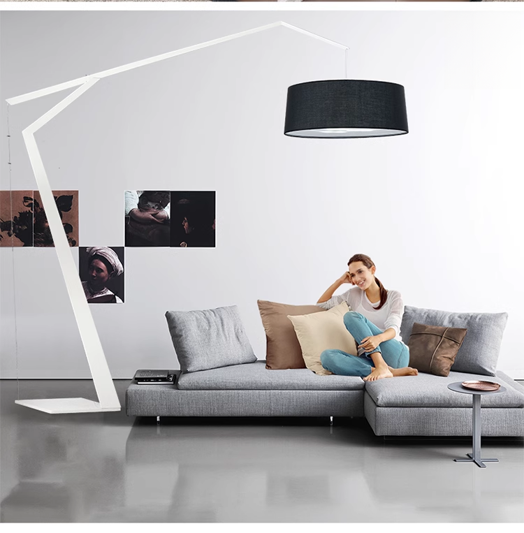 Nordic Modern Fishing Floor Lamp Modern Family Living Room Beside the Sofa Creative LED Decorative Standing Light