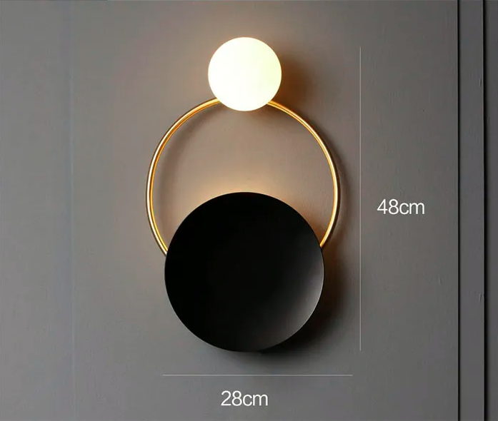 Nordic Modern Art Decor Postmodern Wall Light Bedroom Bedside LED Sconce G4 Bulb Living Room LED Wall Lamp
