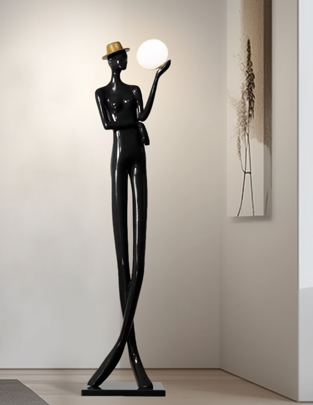 Postmodern Fashion Decoration Sculpture Floor Lamp Hall Hotel Model Room Creative Abstract Decorative Luminaires