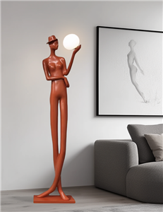 Postmodern Fashion Decoration Sculpture Floor Lamp Hall Hotel Model Room Creative Abstract Decorative Luminaires