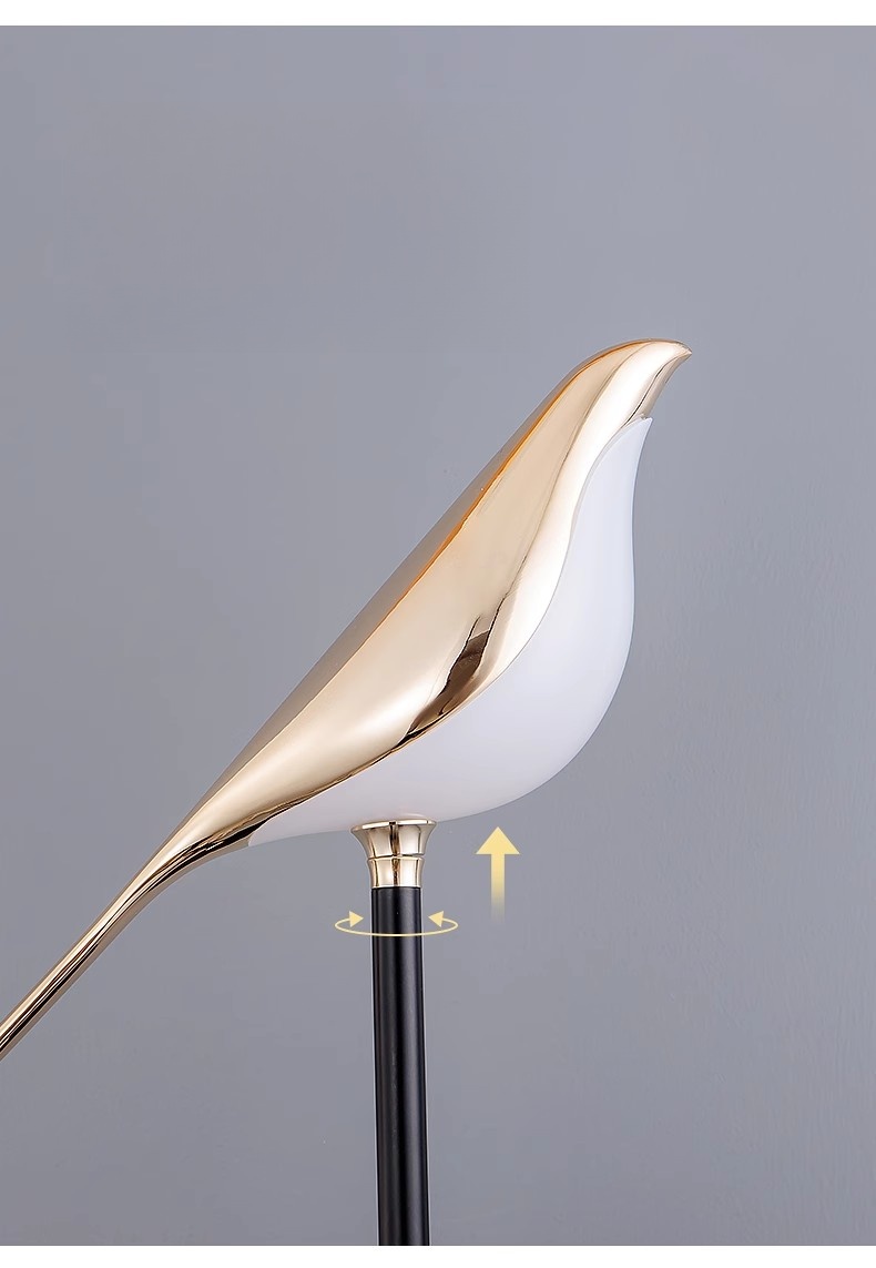 Nordic Decorative Indoor Living Room Bedroom Room Hotel LED Bird Wall Light/Lamp