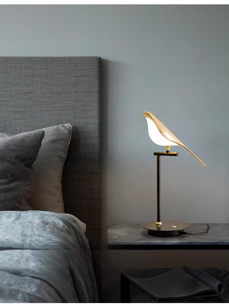 Nordic Ins Style Floor Lamp Bedroom Bedside Study Reading Lamp Living Room Eye Protection Led Vertical Stand Table Lamp