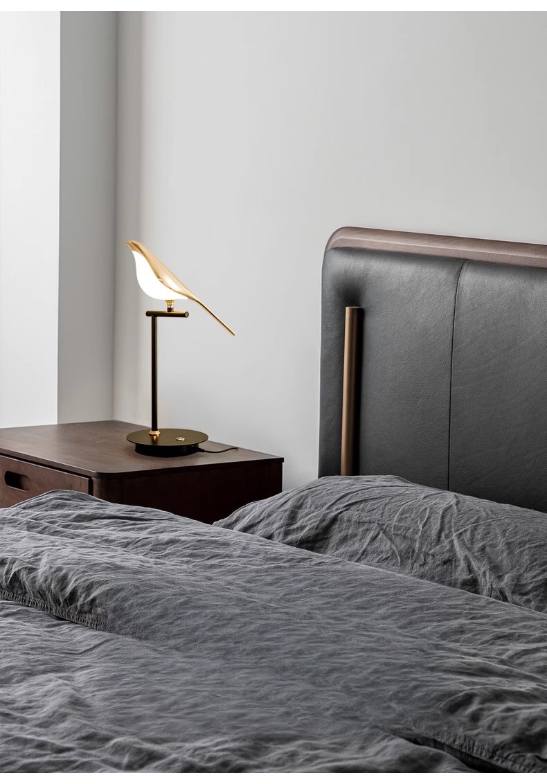 Nordic Ins Style Floor Lamp Bedroom Bedside Study Reading Lamp Living Room Eye Protection Led Vertical Stand Table Lamp
