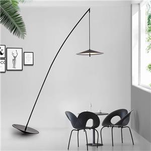 Minimalist Indoor Decorative Fishing Floor Lamp for Hotel Living Room Ins Style Modern Luxury Standing Floor Light