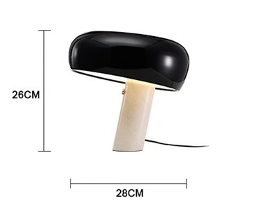 Nordic Mushroom Marble Desk Lamp Living Room Bedroom Bedside Table Lamp Simple Creative Table Lamp