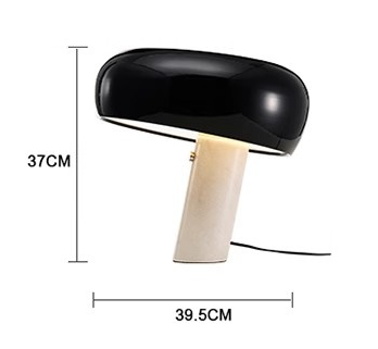 Nordic Mushroom Marble Desk Lamp Living Room Bedroom Bedside Table Lamp Simple Creative Table Lamp