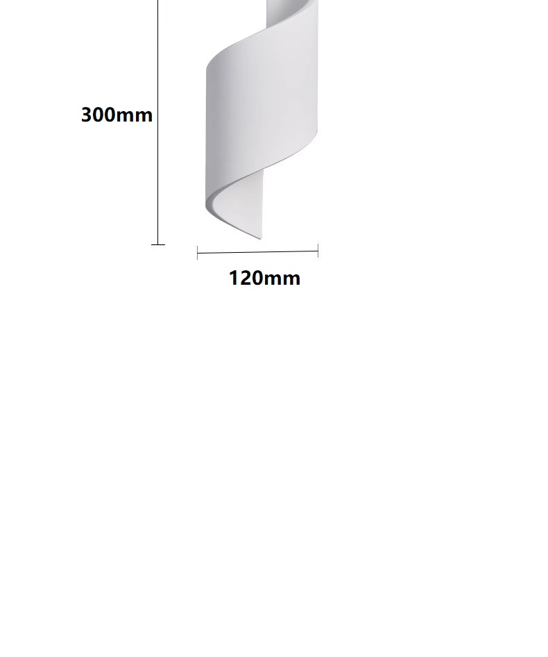 Plaster Gypsum Wall Lamp Attractive Indoor Decoration Warm White CCT Surface Mounted Custom Packing
