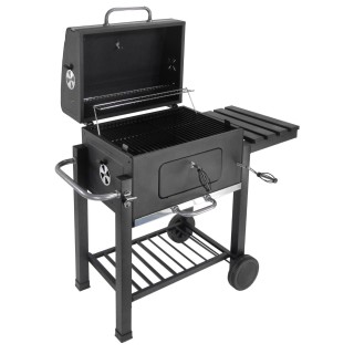 Classic Charcoal Grill with Side Shelf