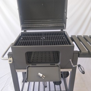 Classic Charcoal Grill with Side Shelf