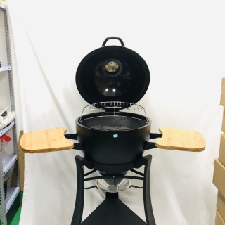 21inch Steel kamado with Bamboo Shelf