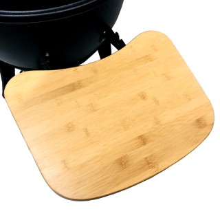 21inch Steel kamado with Bamboo Shelf