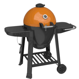 21inch Steel Kamado with Cast Iron Cooking grid