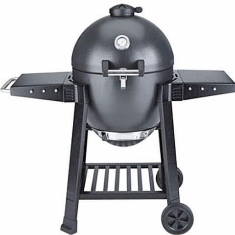 21inch Steel Kamado with Cast Iron Cooking grid