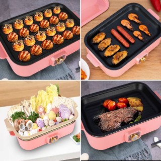 Burger Machine Waffle Iron Bbq Outdoor Kitchen Sandwich Maker Grill