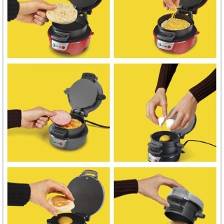 Barbecue Grill Machine Mini Egg Maker Waffle