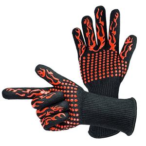 Silicone Bbq Grill Gloves 1472 Barbecue Heat Resistant Gloves