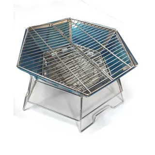 Camping Bbq Tool Set Draagbare Camping Opvouwbare Kampvuurgrill
