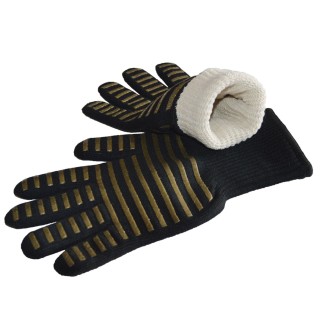 Leather Heat Oven Grilling Gloves