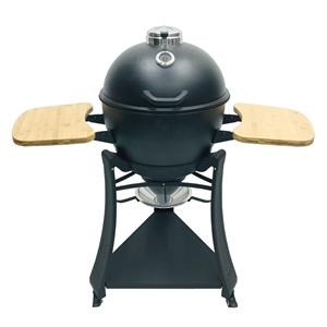 21inch Steel kamado with Bamboo Shelf