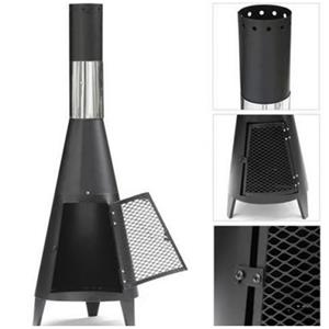 Camping Folding Steel Fire Pit Wood Burning