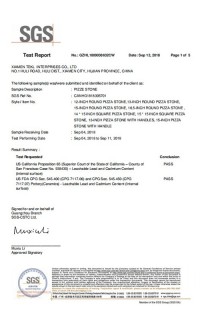 SGS Authority certification