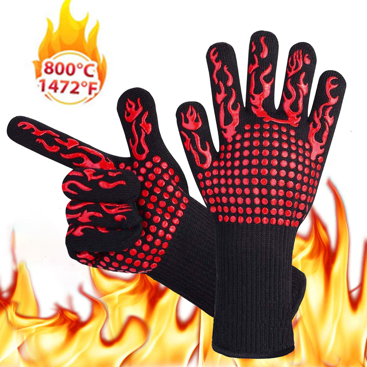 silicon bbq glove