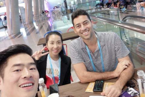 Photos of overseas cooperation