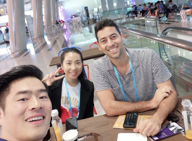 Photos of overseas cooperation