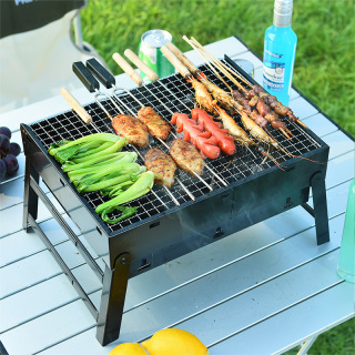 folding barbecue portable charcoal bbq grill