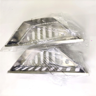 Bbq Tools Smoke trapezoidal Design Kit Cast Iron Stainless Steel Charcoal Box