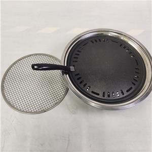 Portable Stainless steel camping Outdoor Charcoal bbq grill round Mesh and disc