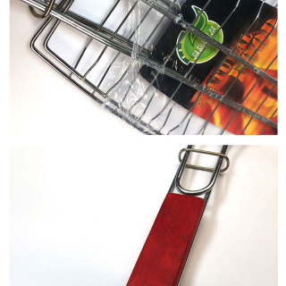 Outdoor BBQ tong Tool Barbecue Three Fish Clip Single Grilled bbq Fish clip Net