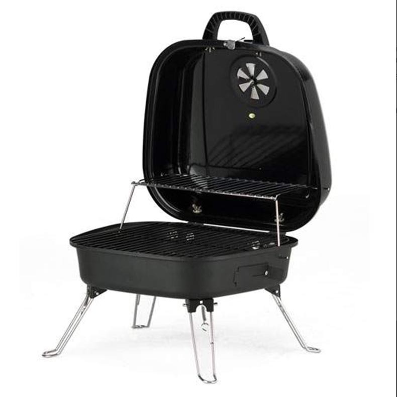 folding portable charcoal grill
