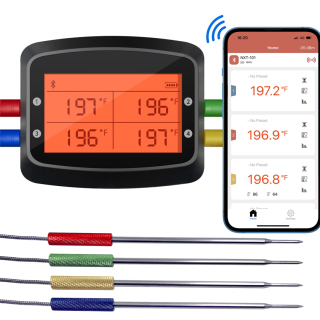 Ready to ship 4 Probes digital BBQ thermometer accessories