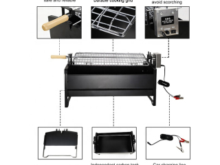 Fish BBQ grill portable rotary item