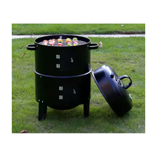 BBQ vertical smoker charcoal portable camping and outdoor
