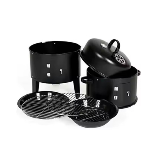 BBQ vertical smoker charcoal portable camping and outdoor