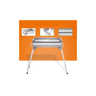 Hot Selling 430 Stainless Steel Portable Foldable bbq charcoal grills For outdoor camping