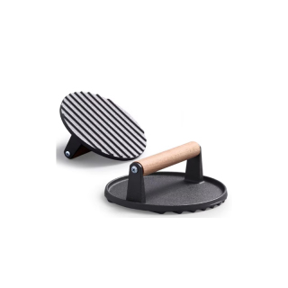 Cast iron hamburger press BBQ accessories