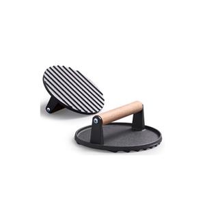 Cast iron hamburger press BBQ accessories