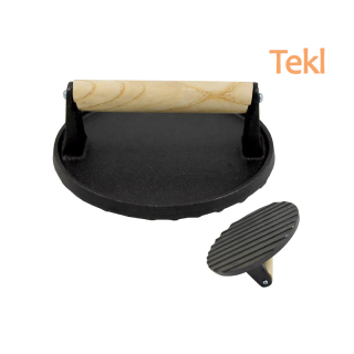 Cast iron hamburger press BBQ accessories